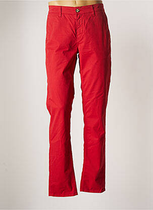 Pantalon chino rouge SERGE BLANCO pour homme