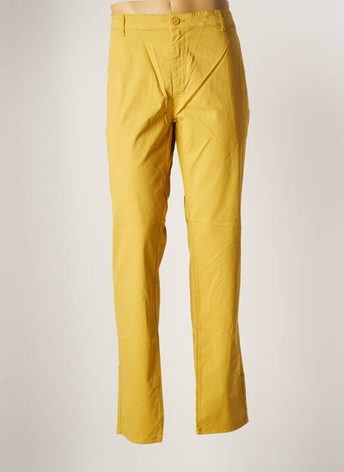 Pantalon chino jaune BLUE LEMON pour homme
