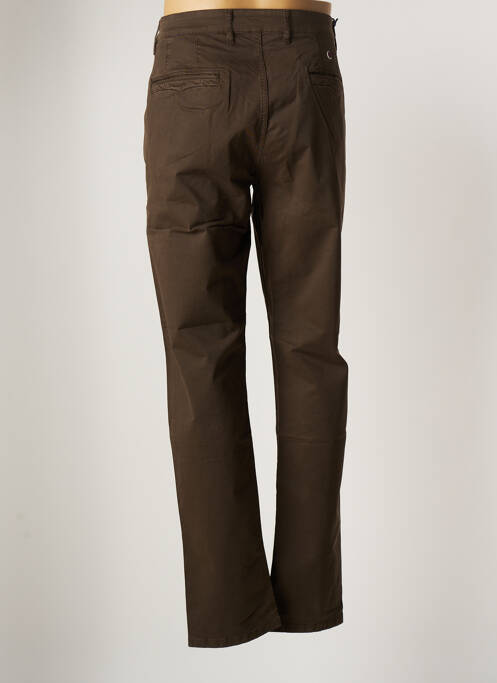 Pantalon chino marron SERGE BLANCO pour homme