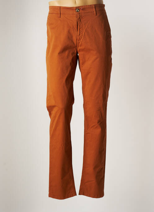 Pantalon chino marron SERGE BLANCO pour homme