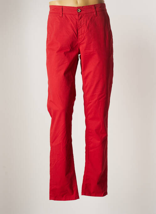 Pantalon chino rouge SERGE BLANCO pour homme