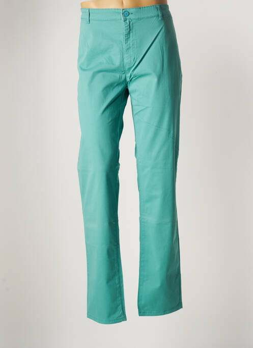 Pantalon chino vert BLUE LEMON pour homme