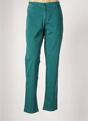 Pantalon chino stretch taille normale vert SERGE BLANCO homme