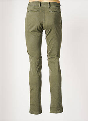 Pantalon chino stretch taille normale vert SERGE BLANCO homme