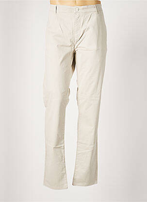 Pantalon chino stretch taille normale beige BLUE LEMON homme
