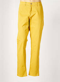 Pantalon chino stretch taille normale jaune SERGE BLANCO homme