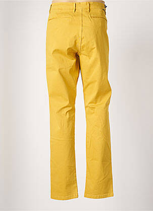 Pantalon chino stretch taille normale jaune SERGE BLANCO homme