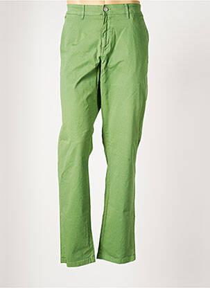 Pantalon chino stretch taille normale vert SERGE BLANCO homme