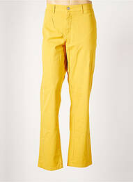 Pantalon chino stretch taille normale jaune SERGE BLANCO homme