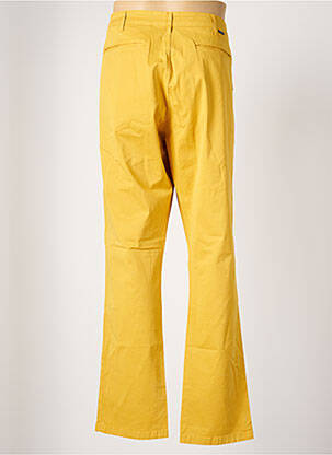 Pantalon chino stretch taille normale jaune SERGE BLANCO homme