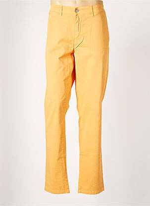 Pantalon chino stretch taille normale orange SERGE BLANCO homme