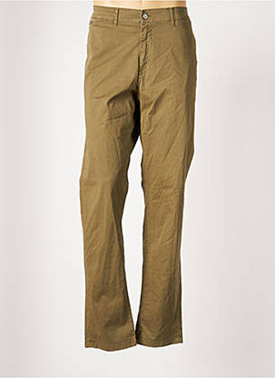 Pantalon chino stretch taille normale vert SERGE BLANCO homme