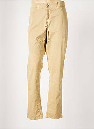 Pantalon chino stretch taille normale beige SERGE BLANCO homme
