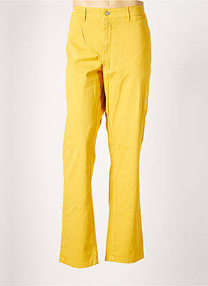 Pantalon chino jaune SERGE BLANCO pour homme