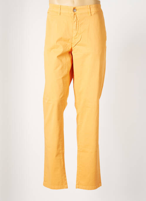 Pantalon chino stretch taille normale orange SERGE BLANCO homme