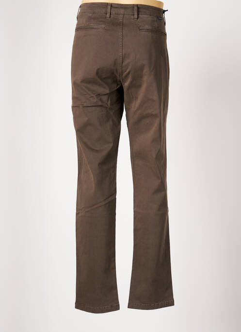 Pantalon chino marron SERGE BLANCO pour homme