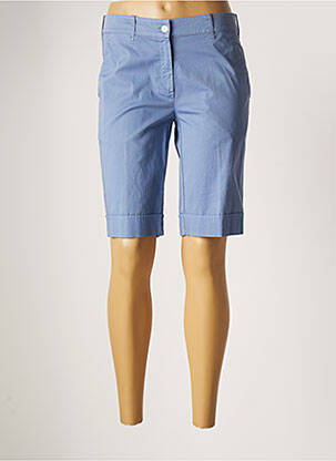 Bermuda coupe droite taille normale bleu ROSSO 35 femme