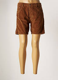Bermuda coupe droite taille normale marron ACQUAVERDE femme