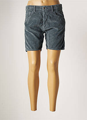 Bermuda coupe droite taille normale bleu ACQUAVERDE femme