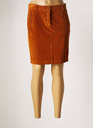 Jupe courte poches orange HARTFORD femme