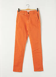Pantalon chino poches taille normale orange SERGE BLANCO homme