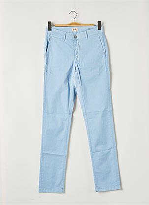 Pantalon chino stretch taille normale bleu SERGE BLANCO homme