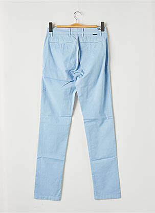Pantalon chino stretch taille normale bleu SERGE BLANCO homme