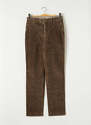 Pantalon chino stretch taille normale marron HACKETT homme