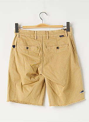 Bermuda stretch taille normale beige SERGE BLANCO homme