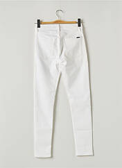 Jeans coupe slim blanc ACQUAVERDE pour femme seconde vue