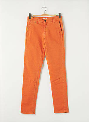 Pantalon chino orange SERGE BLANCO pour homme