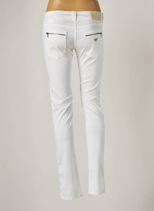 Pantalon slim blanc ARMANI pour femme