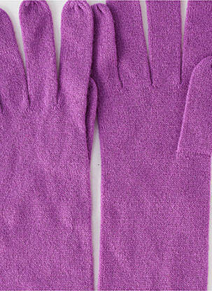Gants stretch violet PAULE KA femme