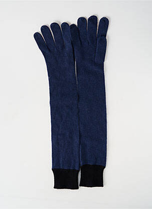 Gants stretch bleu PAULE KA femme