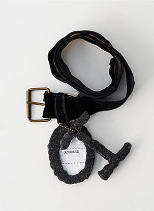Ceinture noir PIANURASTUDIO femme