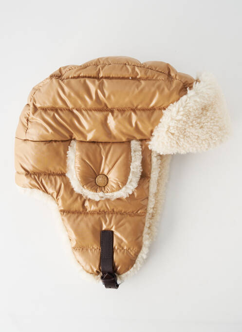 Bonnet doublure beige MONCLER femme