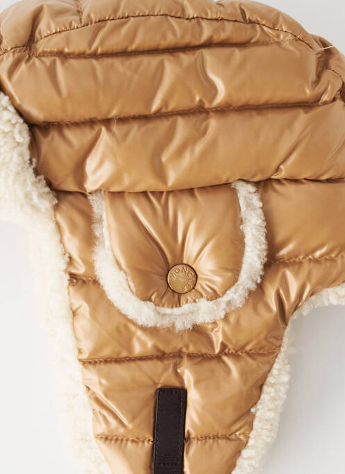 Bonnet doublure beige MONCLER femme