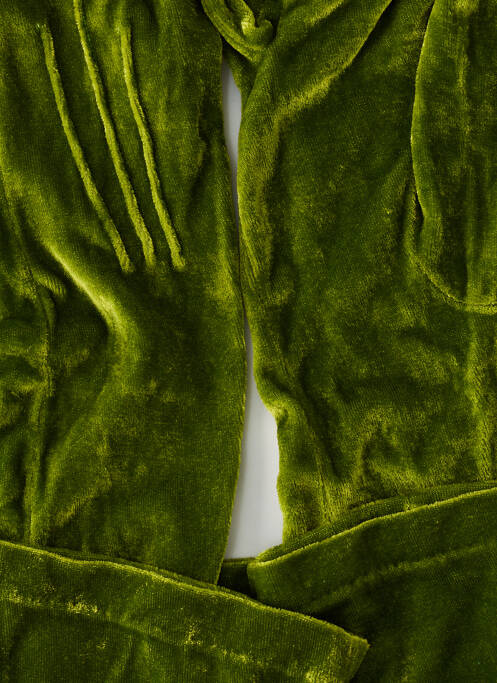 Gants vert CAPUCINE PUERARI pour femme