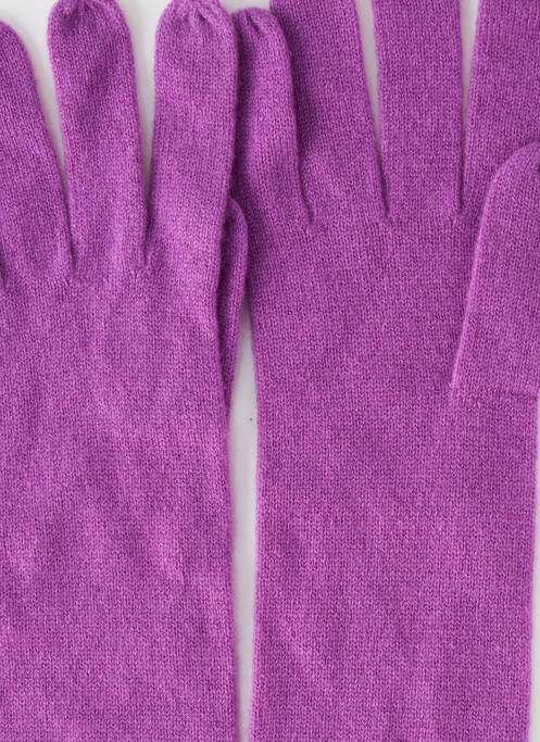 Gants violet PAULE KA pour femme