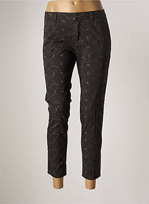 Pantalon 7/8 marron REIKO femme