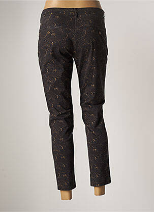 Pantalon 7/8 marron REIKO femme