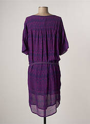 Robe mi-longue violet BY ZOE pour femme seconde vue