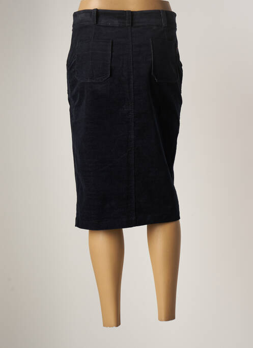 Jupe mi-longue bleu LA PETITE FRANCAISE pour femme