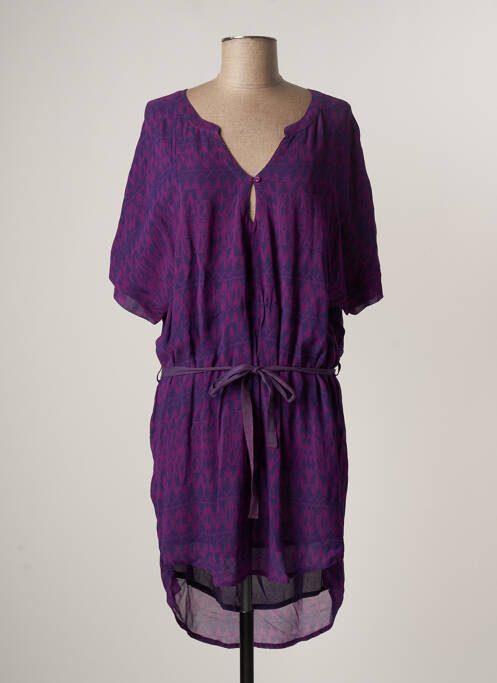 Robe mi-longue violet BY ZOE pour femme