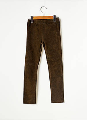 Jegging stretch taille élastique marron BONPOINT fille