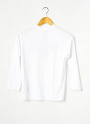 T-shirt blanc N°21 pour fille seconde vue