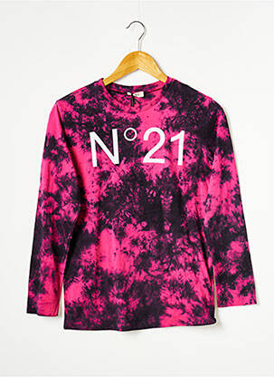 T-shirt rose N°21 pour fille
