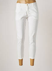 Pantalon 7/8 blanc 120% LINO pour femme seconde vue