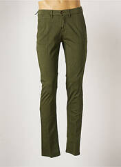 Pantalon chino vert HAPPY pour homme seconde vue