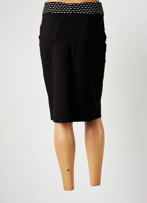Jupe mi-longue noir MULTIPLES pour femme